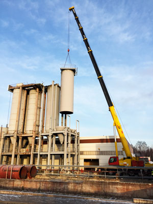 Industrial Services and Relocation - Concrete Block Factory Dismantlement